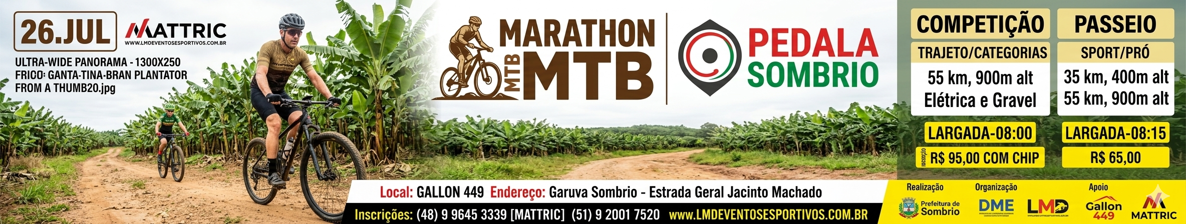 MARATHON MTB E PEDALA SOMBRIO
