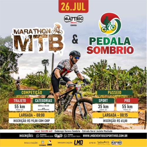 MARATHON MTB E PEDALA SOMBRIO
